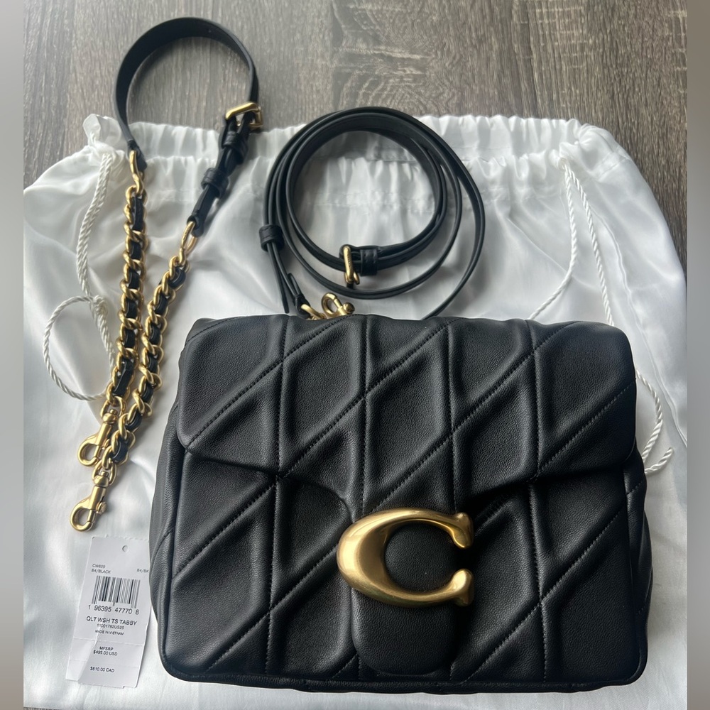 Coach times square tabby in black